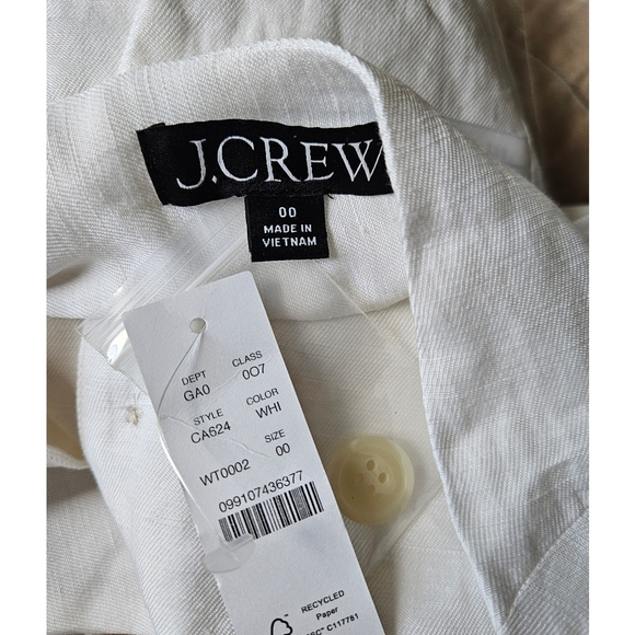 J.Crew Open-back vest in linen-cupro blend - Picture 12 of 16